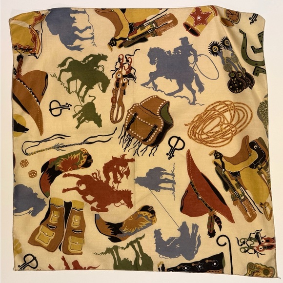 Accessories - Western Cowboy Cowgirl Themed 21” Square Cotton Bandana